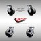 Service Caster 5 Inch SS Glass Filled Nylon Caster Set with Roll Bearings 2 Swivel Lock 2 Brake SCC-SS30S520-GFNR-BSL-2-TLB-2 - alternate 5